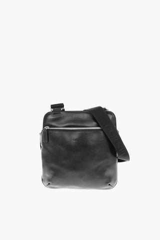 ID Borsa a Tracolla in Pelle con Tasca Esterna