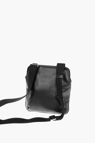 ID Borsa a Tracolla in Pelle con Tasca Esterna