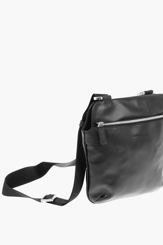 ID Borsa a Tracolla in Pelle con Tasca Esterna