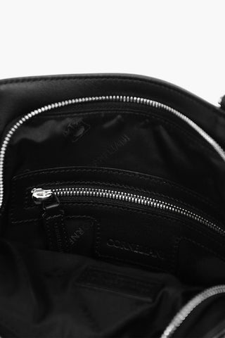 ID Borsa a Tracolla in Pelle con Tasca Esterna