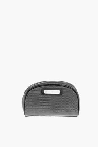 Zipped Coated Textile Mini Pouch
