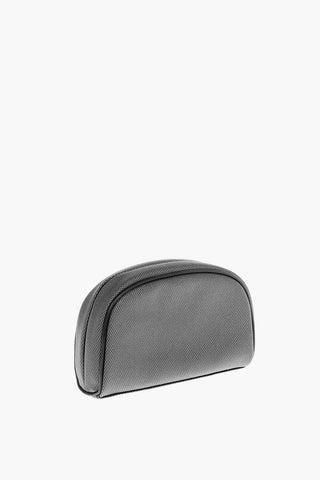Zipped Coated Textile Mini Pouch