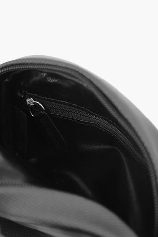 Zipped Coated Textile Mini Pouch