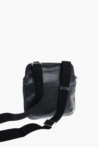 ID Outer Zip Leather Crossbody Bag