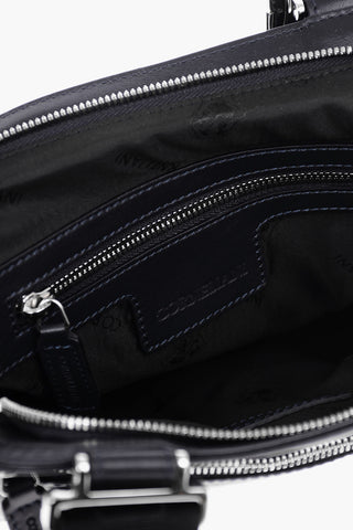 ID Outer Zip Leather Crossbody Bag