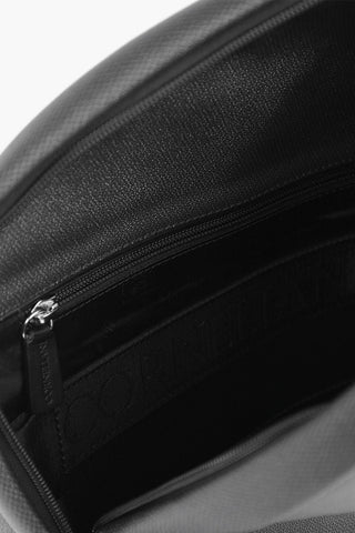 Coated textile Outer Pocket Shoulder Bag