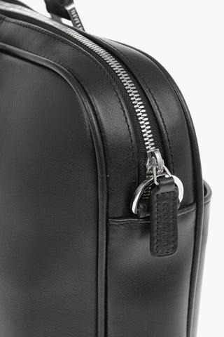Outer Pocket Leather Business Bag