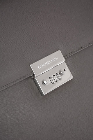 Combination Lock SAFFIANO Leather Business Bag