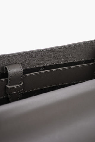 Combination Lock SAFFIANO Leather Business Bag