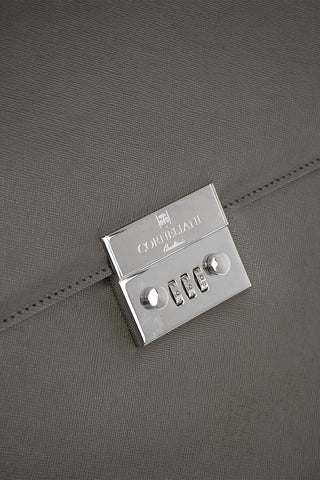 Combination Lock Leather Business Bag