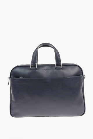 ID Outer Pocket Leather Business Bag