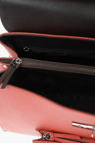 Borsa Top Handle ROSEAU in Pelle Martellata
