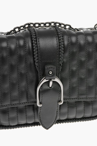 Borsa a Spalla BRIOCHE in Pelle Trapuntata con Fibbia