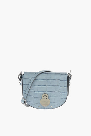 Crocodile Embossed Leather EPURE Shoulder Bag