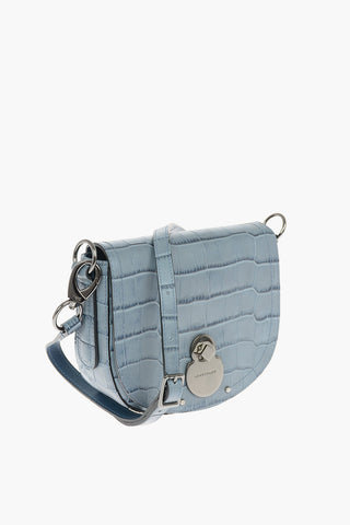 Crocodile Embossed Leather EPURE Shoulder Bag
