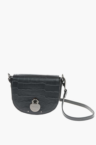 Crocodile Embossed Leather EPURE Shoulder Bag