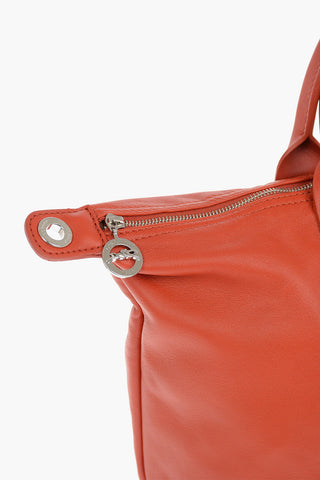Zipped Closure Leather LE PLIAGE Tote Bag