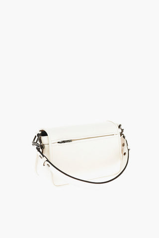 Removable Shoulder Strap Perforated Leather Shoulder Bag