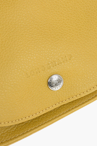 Snap Button Textured Leather EPURE Shoulder Bag