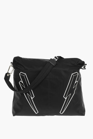 Printed 3D BOLT OVERSIVED Messenger Bag