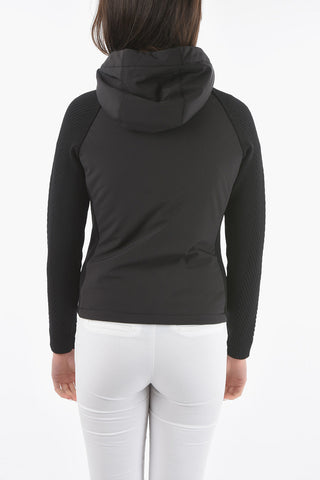Running Jacket PLUM with Knit Sleeve