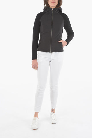 Running Jacket PLUM with Knit Sleeve