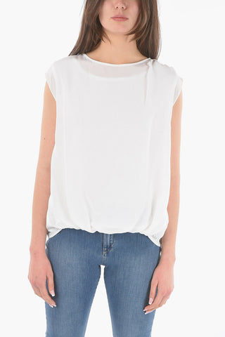 See-through Silk Top