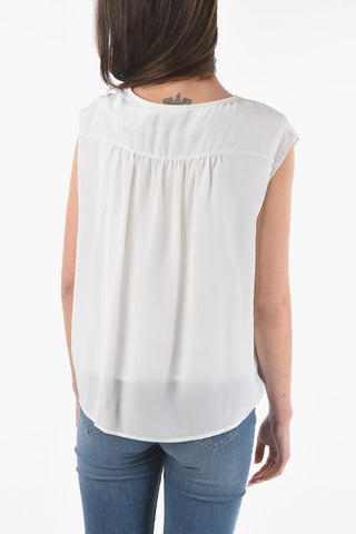 See-through Silk Top
