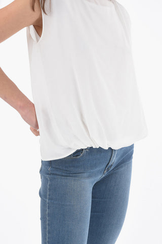 See-through Silk Top