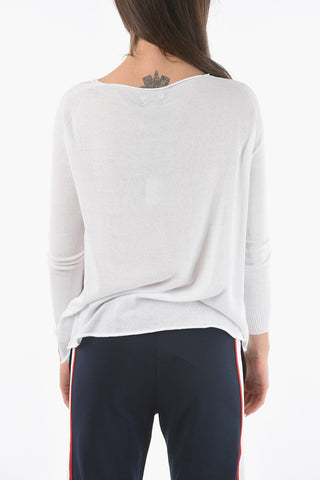 Maglia in Cotone con Scollo a V