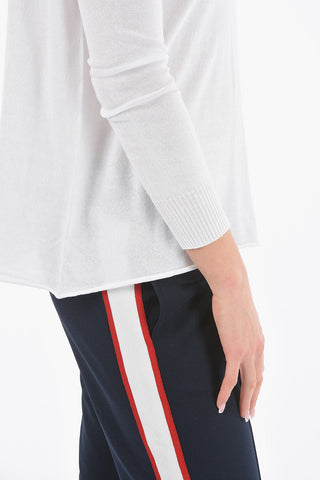 Maglia in Cotone con Scollo a V