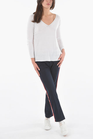 Maglia in Cotone con Scollo a V