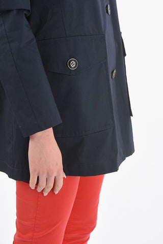 Cotton SUMMER Parka with Maxi Patch Pockets and Hood
