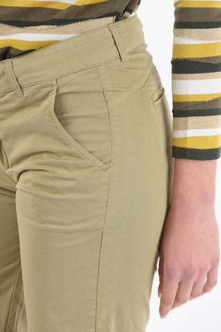 Belt Loops Slim Fit Chino Pants