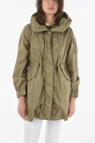 Parka RIDGE OVER a Tinta Unita con Cappuccio
