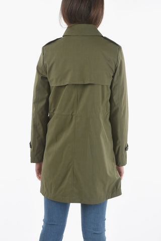 Virgin Wool Blend KETTLE Double Breasted Trench with Logoed Buttons