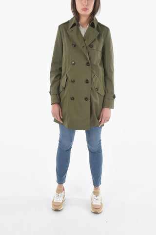 Virgin Wool Blend KETTLE Double Breasted Trench with Logoed Buttons