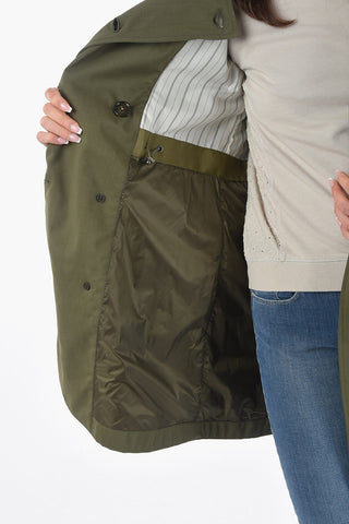 Virgin Wool Blend KETTLE Double Breasted Trench with Logoed Buttons