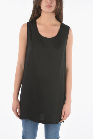 Solid Color Maxi Top with Side Splits 