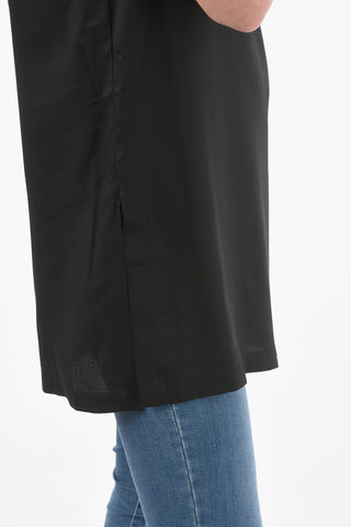 Solid Color Maxi Top with Side Splits 