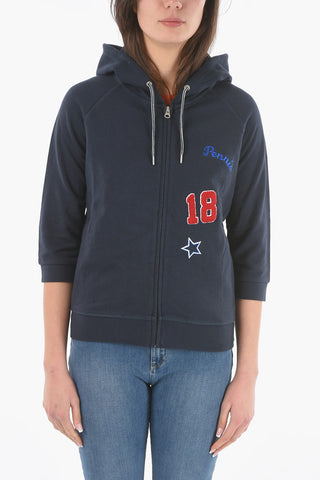 PENN-RICH Full Zip Cotton F-PATCH Hoodie