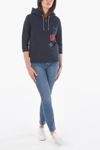 PENN-RICH Full Zip Cotton F-PATCH Hoodie