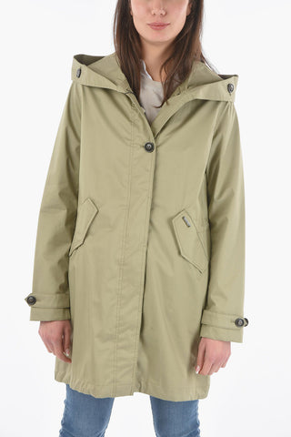 Solid Color Cotton PRESCOTT Parka with Hood