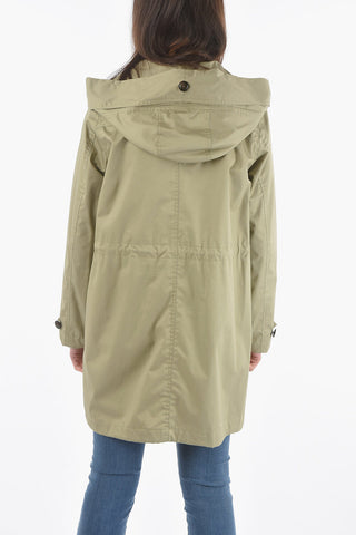 Solid Color Cotton PRESCOTT Parka with Hood