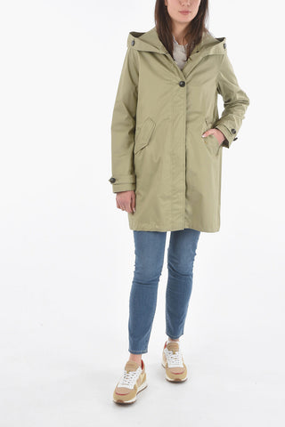 Solid Color Cotton PRESCOTT Parka with Hood