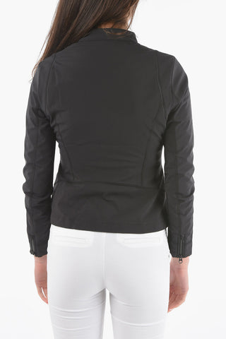 Visible Stitching Tech Biker Jacket