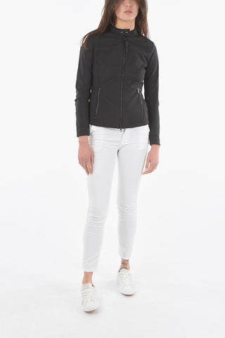 Visible Stitching Tech Biker Jacket