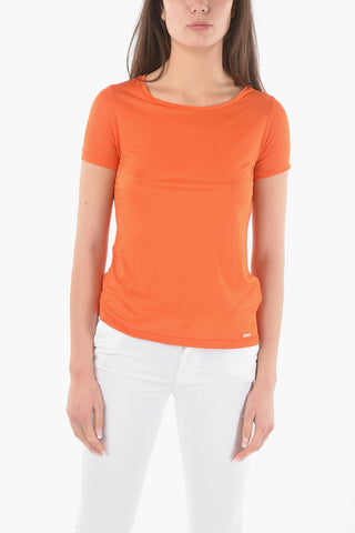 Solid Color Crew-neck T-Shirt