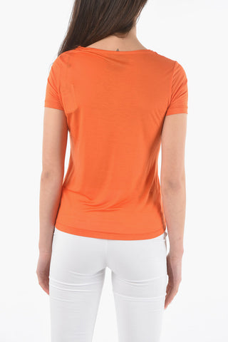 Solid Color Crew-neck T-Shirt