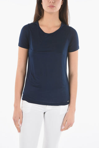Solid Color Crew-neck T-Shirt